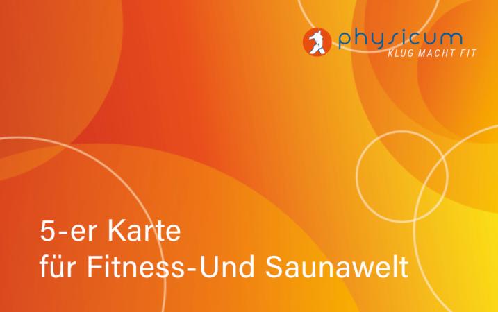 5-er Karte für Fitness- und Saunawelt